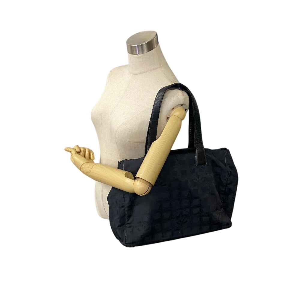 CHANEL Tote Bag Nylon black New Travel Line MM