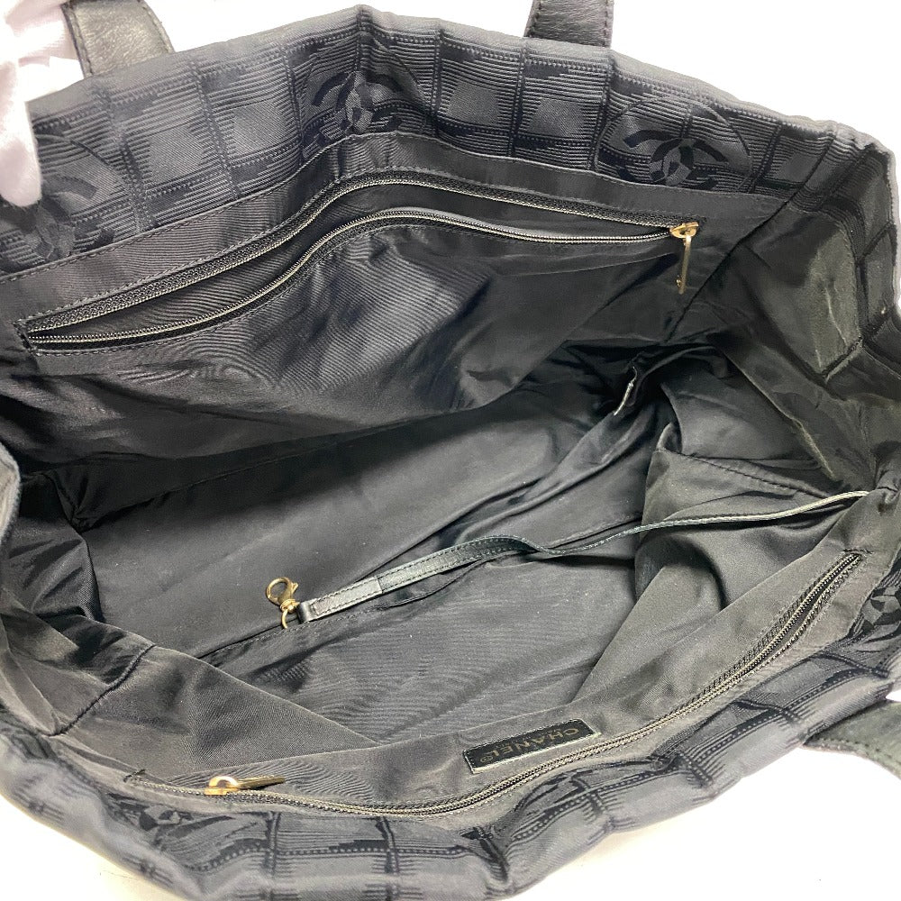 CHANEL Tote Bag Nylon black New Travel Line MM