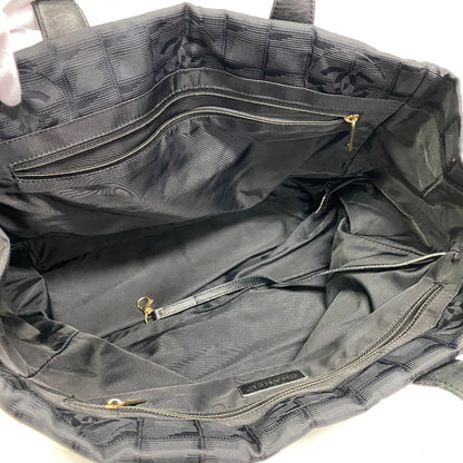 CHANEL Tote Bag Nylon black New Travel Line MM