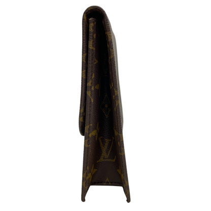 LOUIS VUITTON Pochette M51940 leather Brown Monogram Mule 23