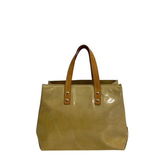 LOUIS VUITTON Handbag M91144 enamel yellow Vernis Lead PM