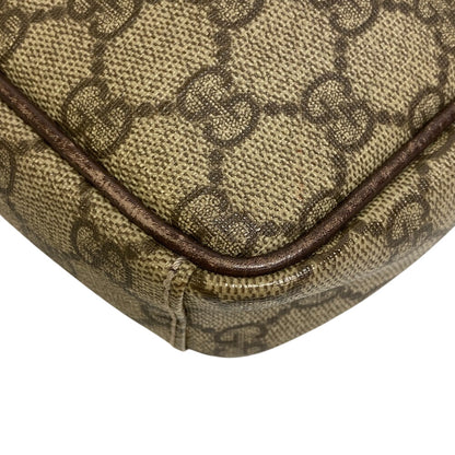 GUCCI Shoulder Bag 122754 PVC coated canvas beige GG Supreme