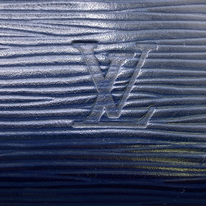 LOUIS VUITTON Long Wallet Purse M60307 leather Navy Epi Zippy wallet