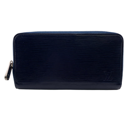 LOUIS VUITTON Long Wallet Purse M60307 leather Navy Epi Zippy wallet