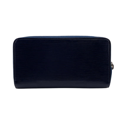 LOUIS VUITTON Long Wallet Purse M60307 leather Navy Epi Zippy wallet