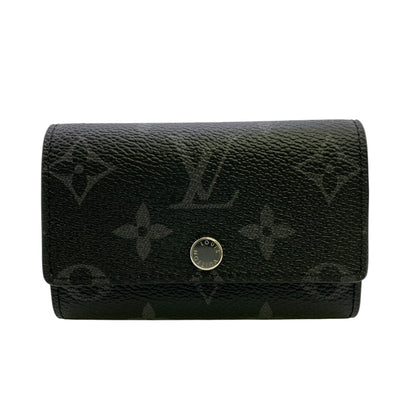 LOUIS VUITTON Key case Key holder M82603 Monogram Eclipse black Monogram Multicles6