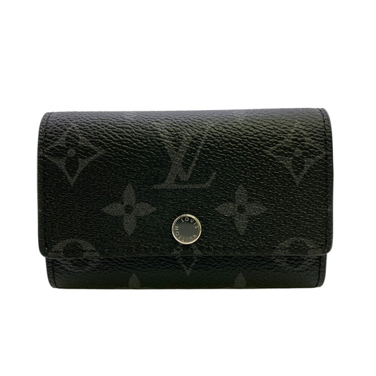 LOUIS VUITTON Key case Key holder M82603 Monogram Eclipse black Monogram Multicles6