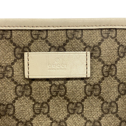 GUCCI Tote Bag 211137 GG Supreme Canvas white GG pattern