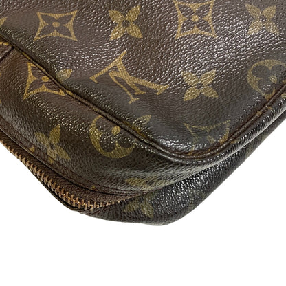 LOUIS VUITTON business bag M47522 leather Brown Monogram Truth Cracking Ty 28