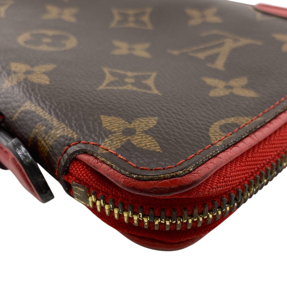LOUIS VUITTON Long Wallet Purse M61452 Monogram, Leather Brown Retiro Daily Organizer