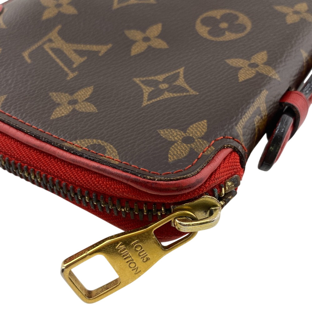 LOUIS VUITTON Long Wallet Purse M61452 Monogram, Leather Brown Retiro Daily Organizer
