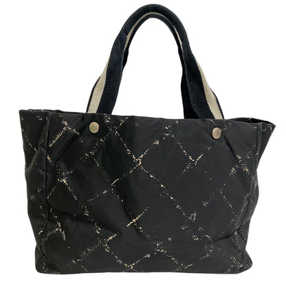 CHANEL Tote Bag Nylon black Old travel line MMTote Bag
