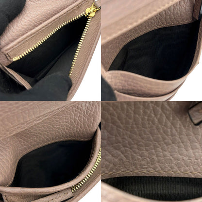 GUCCI Bifold Wallet 456126 leather beige GG Marmont