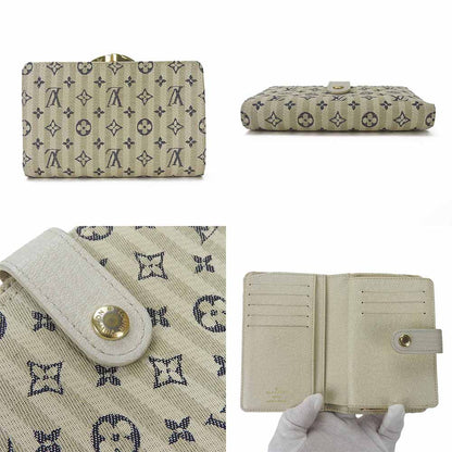 LOUIS VUITTON Bifold Wallet M95659 Monogram mini run white Portonebier Vienova