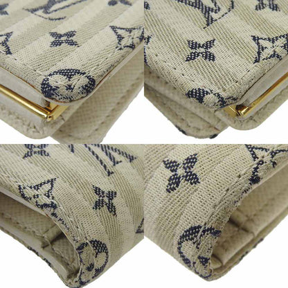 LOUIS VUITTON Bifold Wallet M95659 Monogram mini run white Portonebier Vienova