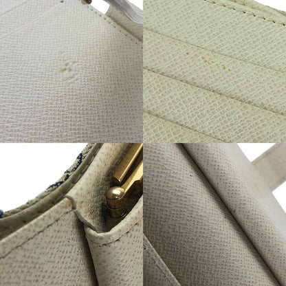 LOUIS VUITTON Bifold Wallet M95659 Monogram mini run white Portonebier Vienova