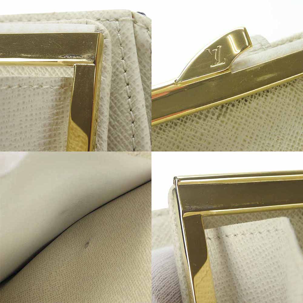 LOUIS VUITTON Bifold Wallet M95659 Monogram mini run white Portonebier Vienova