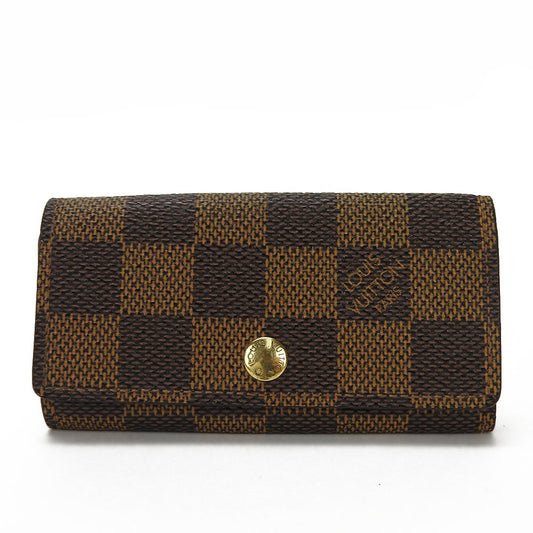 LOUIS VUITTON Key case Key holder  N62631 Damier Brown Multicles4