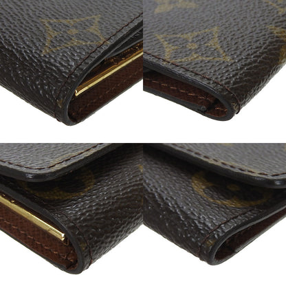 LOUIS VUITTON Key case Key holder  M62630 Monogram canvas, leather Brown Multicles6