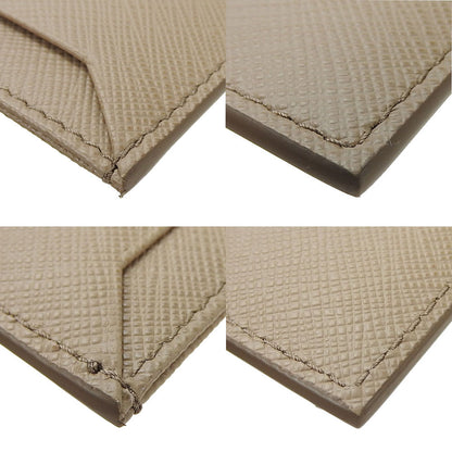 PRADA Card Case 1MC208 leather beige Safiano