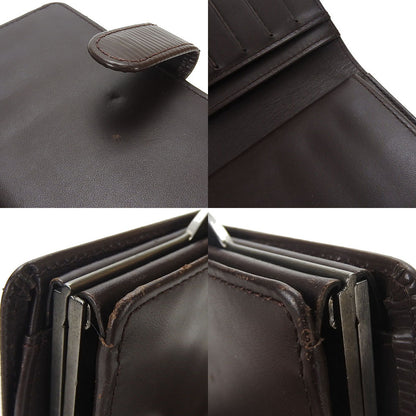 LOUIS VUITTON Bifold Wallet M6324D Epi Leather Brown Portefeuille Viennoiserie