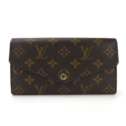 LOUIS VUITTON Long Wallet Purse M60531 Monogram Brown Portefeuille Sara