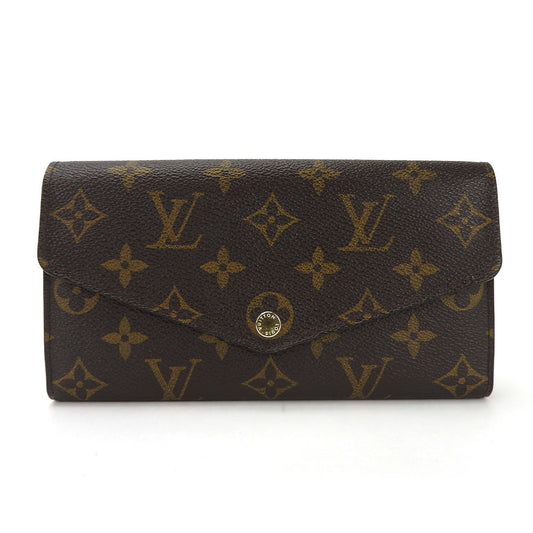 LOUIS VUITTON Long Wallet Purse M60531 Monogram Brown Portefeuille Sara