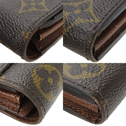 LOUIS VUITTON Long Wallet Purse M60531 Monogram Brown Portefeuille Sara