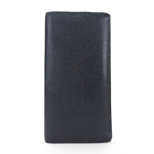 LOUIS VUITTON Long Wallet Purse Taiga Dark navy Portefeuille Blaza