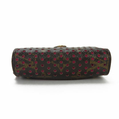 LOUIS VUITTON Bifold Wallet M95188 Monogram Perfo Fuchsia