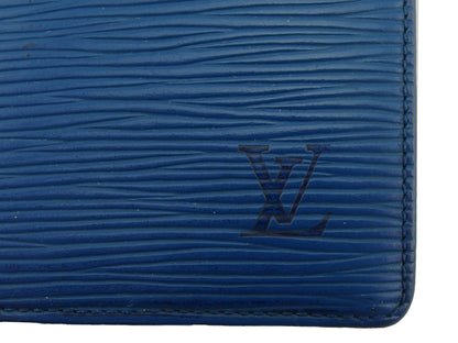 LOUIS VUITTON Bill Compartment M63215 blue Porto Cartes Cridit Yen
