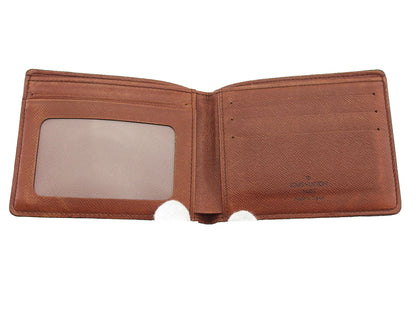 LOUIS VUITTON Bill Compartment M60930 Brown beige Porte Billets9Cartes Crdit