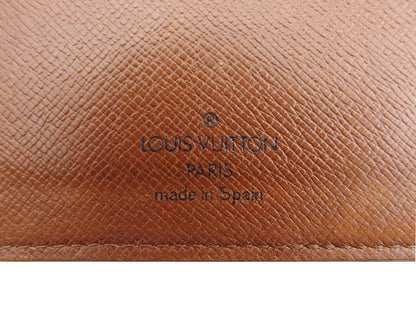 LOUIS VUITTON Bill Compartment M60930 Brown beige Porte Billets9Cartes Crdit