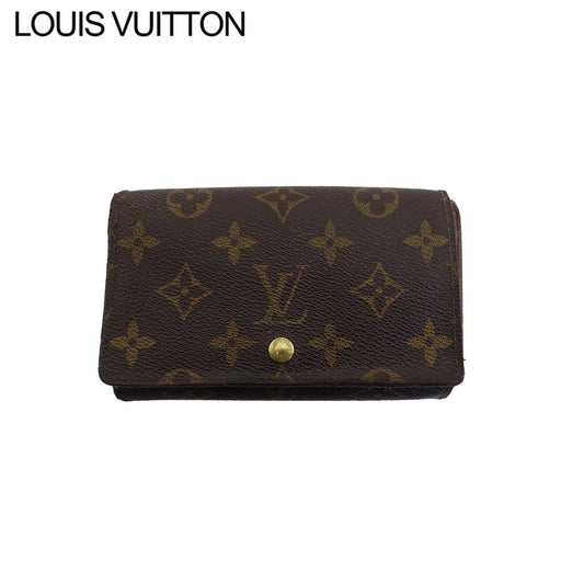 LOUIS VUITTON Long Wallet Purse M61736 Brown x beige Portefeuille Tresol