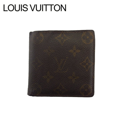 LOUIS VUITTON Bifold Wallet M61665 Brown beige Porte Billets Cartes Crdit Monet