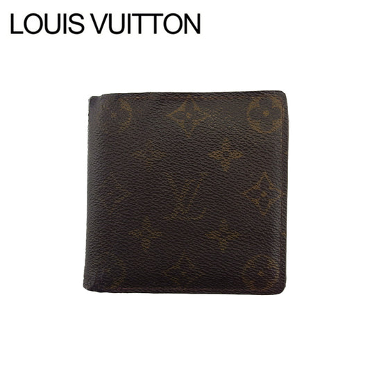 LOUIS VUITTON Bifold Wallet M61665 Brown beige Porte Billets Cartes Crdit Monet