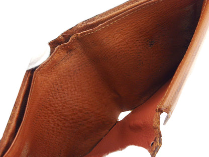 LOUIS VUITTON Bifold Wallet M61665 Brown beige Porte Billets Cartes Crdit Monet