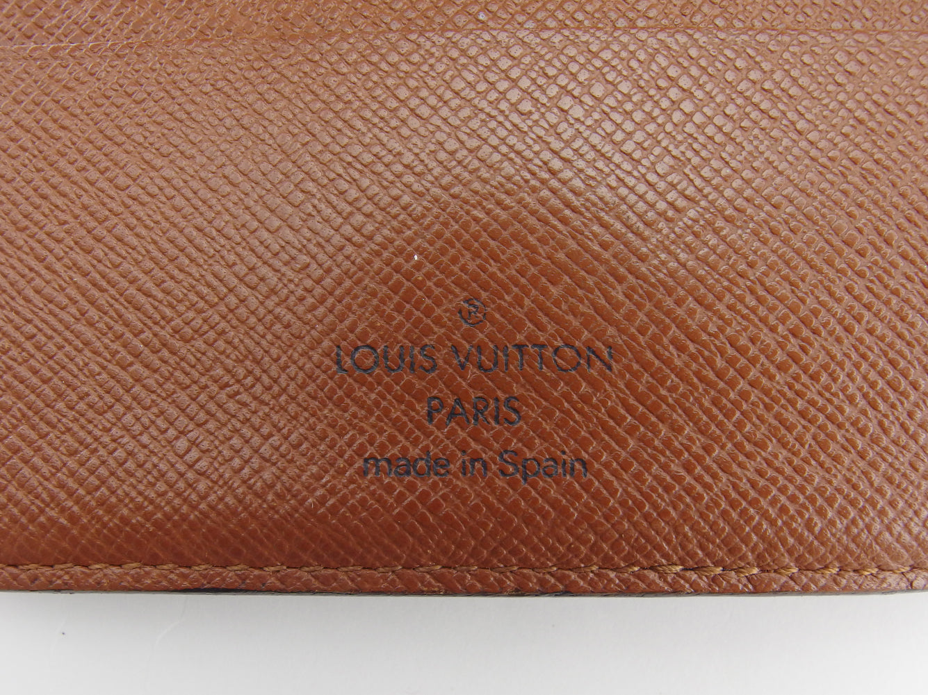 LOUIS VUITTON Bifold Wallet M61665 Brown beige Porte Billets Cartes Crdit Monet