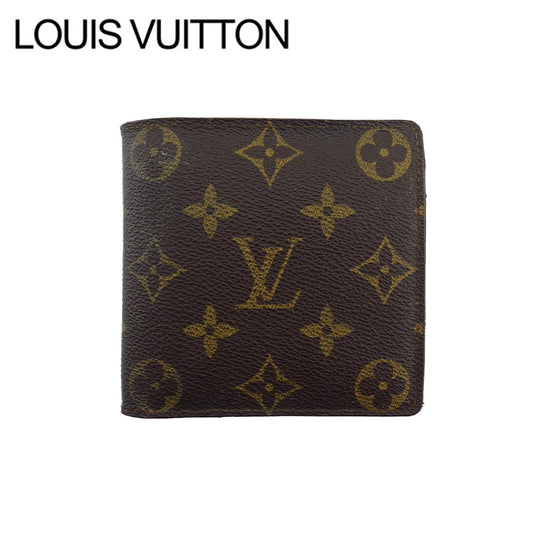 LOUIS VUITTON Bifold Wallet M61665 Brown beige Porte Billets Cartes Crdit Monet