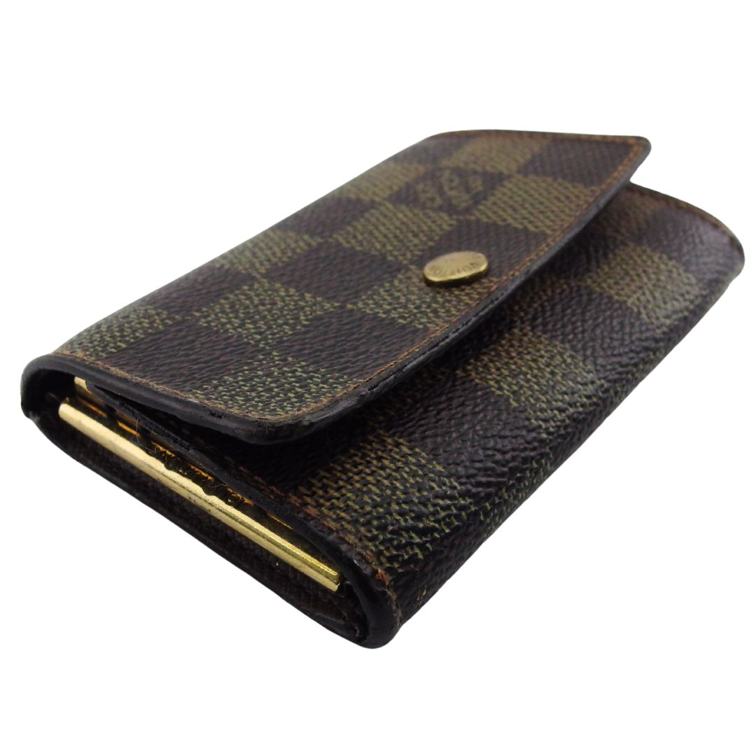 LOUIS VUITTON Key case Key holder N62630 Brown beige Multicles6