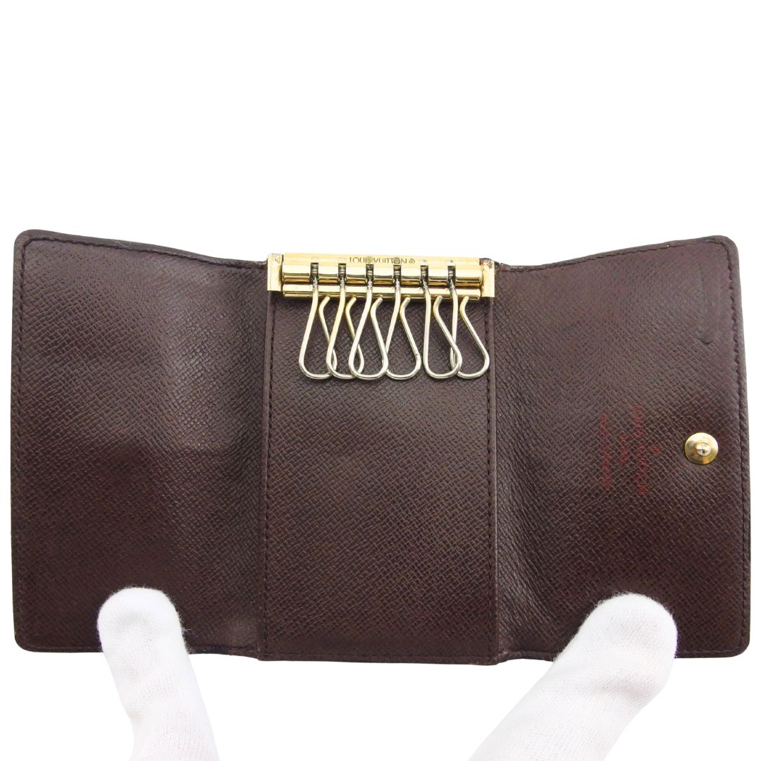 LOUIS VUITTON Key case Key holder N62630 Brown beige Multicles6