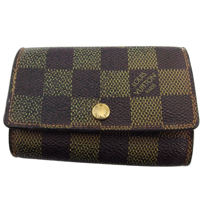 LOUIS VUITTON Key case Key holder N62630 Brown beige Multicles6