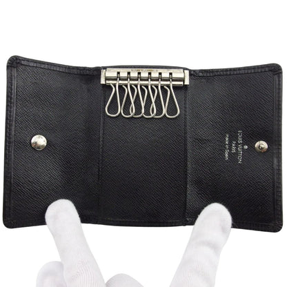 LOUIS VUITTON Key case Key holder M63812 black Multicles6