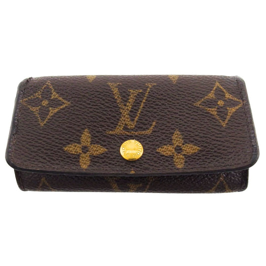 LOUIS VUITTON Key case Key holder M62631 Brown beige Multicles4