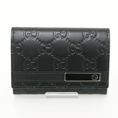 GUCCI Card Case 251727 leather black Interlocking G