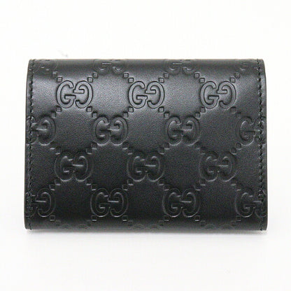 GUCCI Card Case 251727 leather black Interlocking G