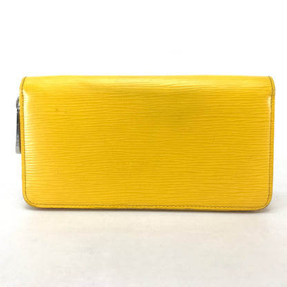 LOUIS VUITTON Long Wallet Purse Epi Leather yellow Epi Zippy wallet