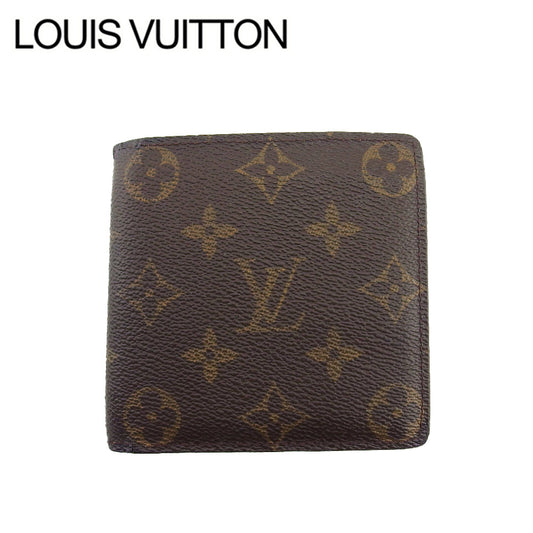 LOUIS VUITTON Bifold Wallet M61665 Brown beige Porte Billets Cartes Crdit Monet