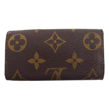 LOUIS VUITTON Key case Key holder Brown x beige x gold Multicles4