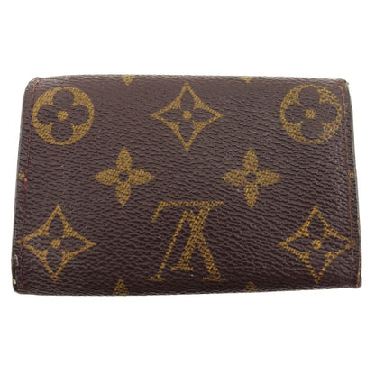 LOUIS VUITTON Key case Key holder Brown x beige x gold Multicles6